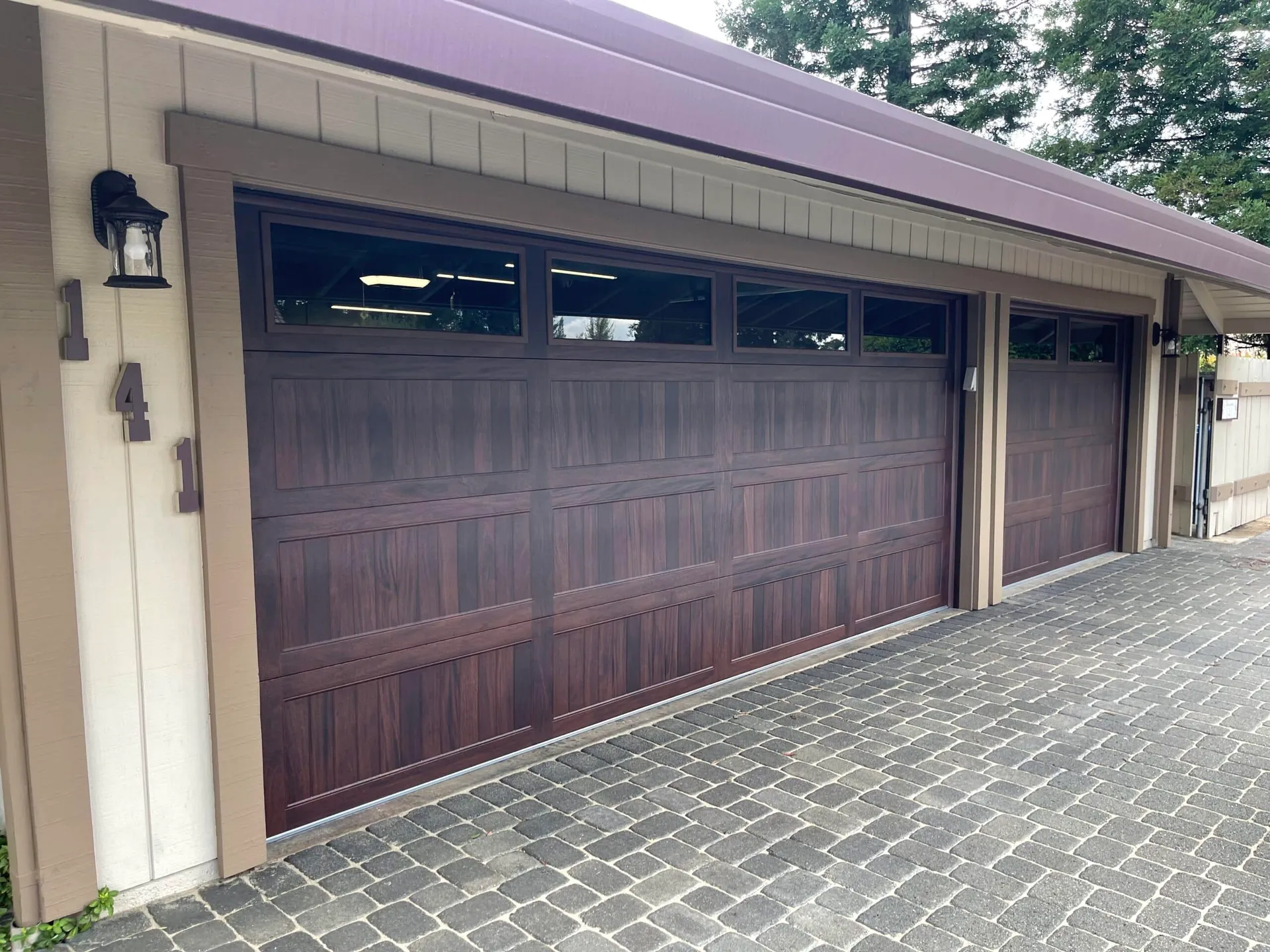 Garage door opener installation