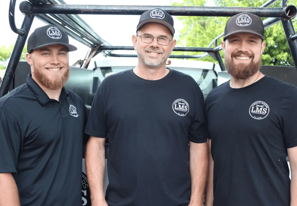 The LMS Garage Doors crew